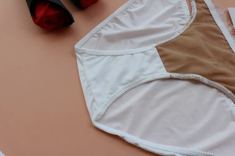 2 Piece Underwear Embroidery Bra Eyelash lace Bralette Brassiere Push Up Bras and Panties Lingerie Set