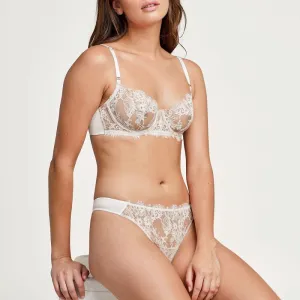2 Piece Underwear Embroidery Bra Eyelash lace Bralette Brassiere Push Up Bras and Panties Lingerie Set