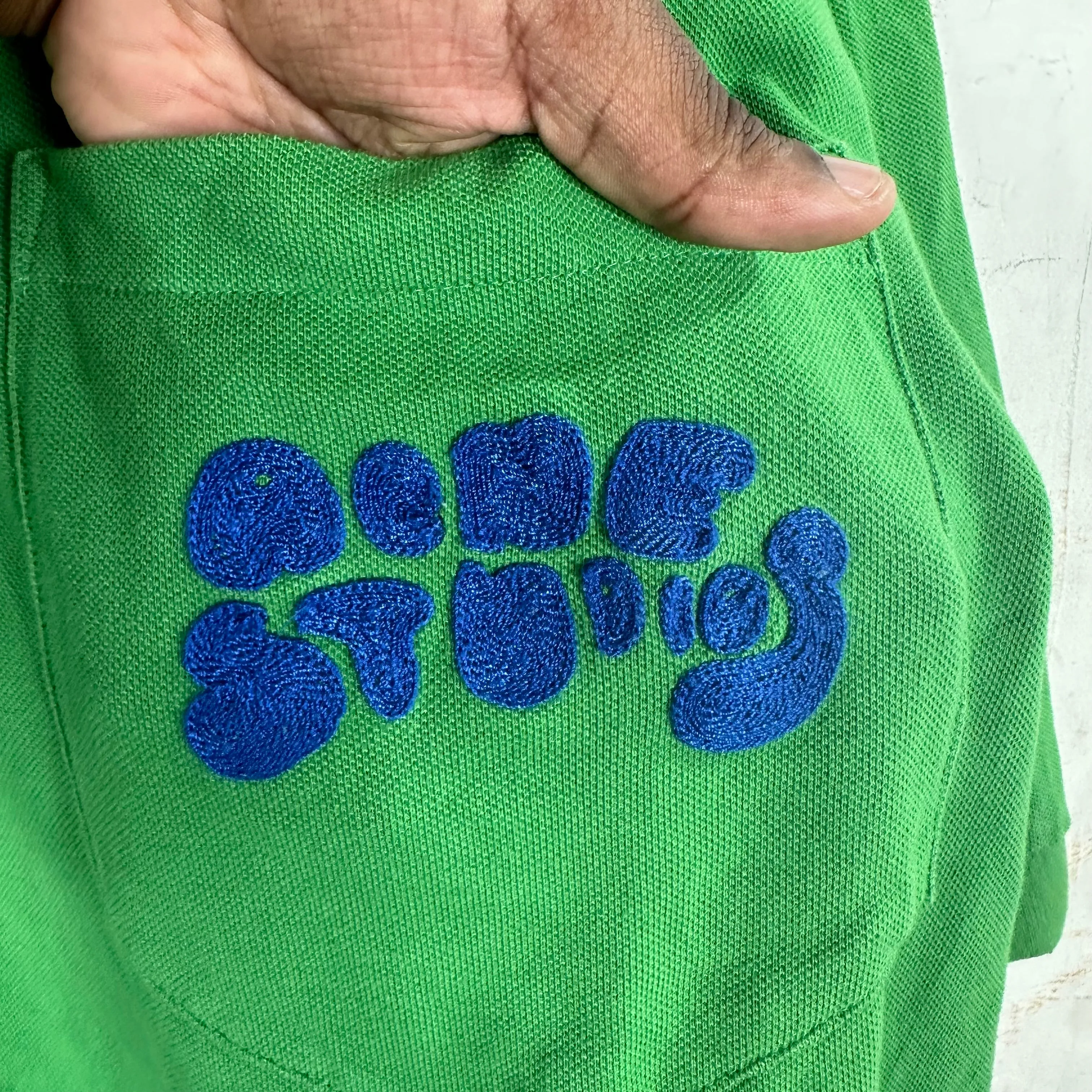 Acne Studios Bubble Logo Polo Shirt