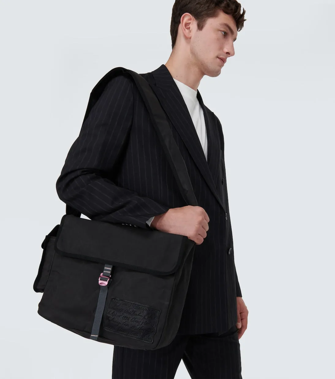 Acne Studios messenger bag, gray