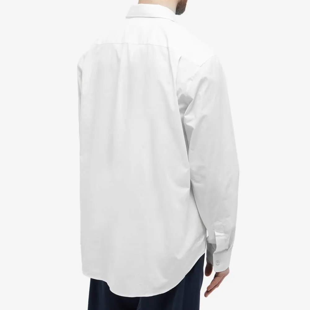 Acne Studios Salo poplin shirt, white