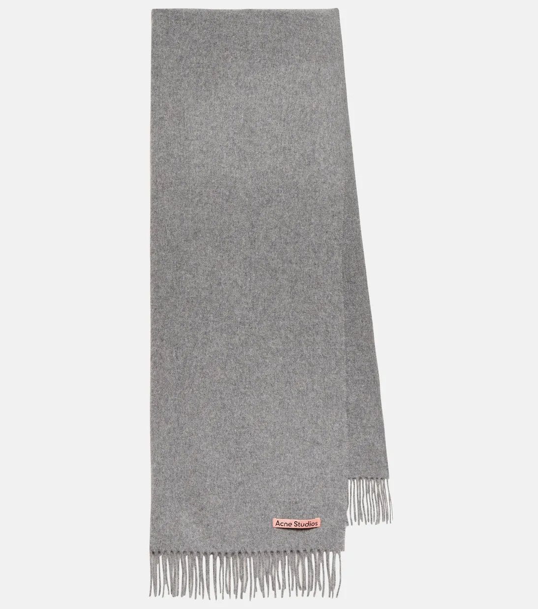 Acne Studios wool scarf, gray