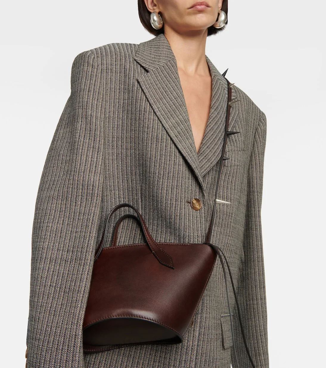 Altona Acne Studios small leather shoulder bag, brown