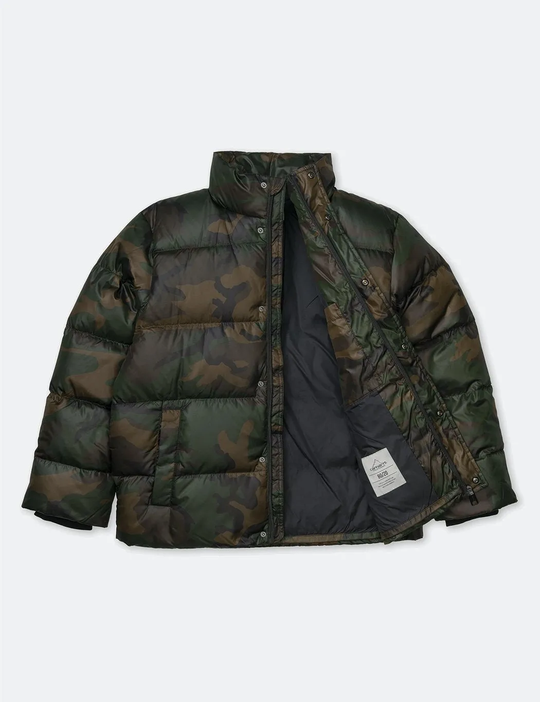 Carhartt-WIP Deming Jacket - Evergreen Camo/Brick