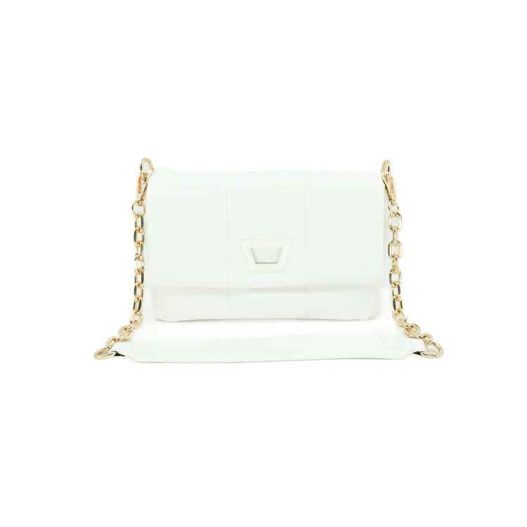 Chain Detail Flap Bag