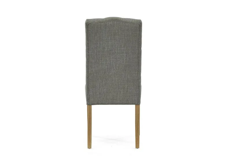 Chelsea Fabric Dining Chairs(Pre-order Charcoal)