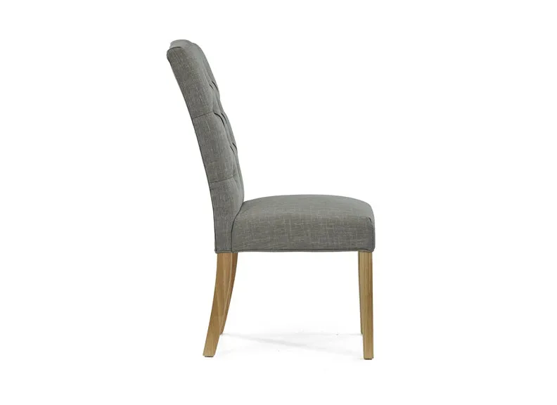Chelsea Fabric Dining Chairs(Pre-order Charcoal)