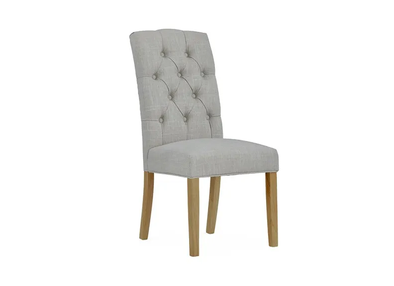 Chelsea Fabric Dining Chairs(Pre-order Charcoal)