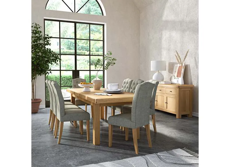 Chelsea Fabric Dining Chairs(Pre-order Charcoal)