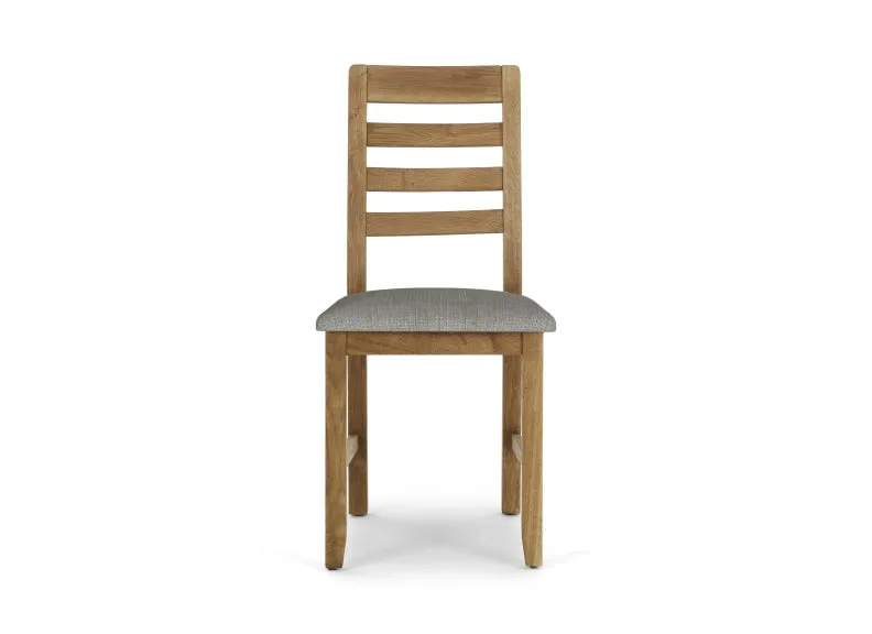 Edson Oak Dining Chairs W/Seat Option