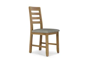 Edson Oak Dining Chairs W/Seat Option