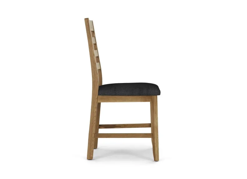 Edson Oak Dining Chairs W/Seat Option
