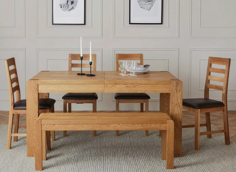 Edson Oak Extending Dining Tables