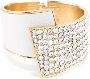 ELABEST Stylish Rhinestone Bracelet Cuff Bracelets Stretch Bracelets Sparkly Hand Chain Wedding Parties Jewelry Accessories for Women