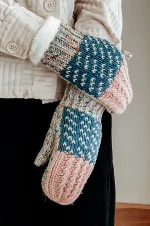 Faux Fur Lined Mittens