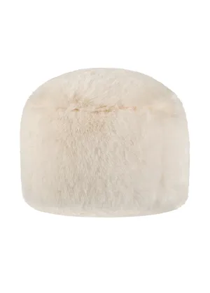 Faux Mouton Kossack in Ivory/Hessian