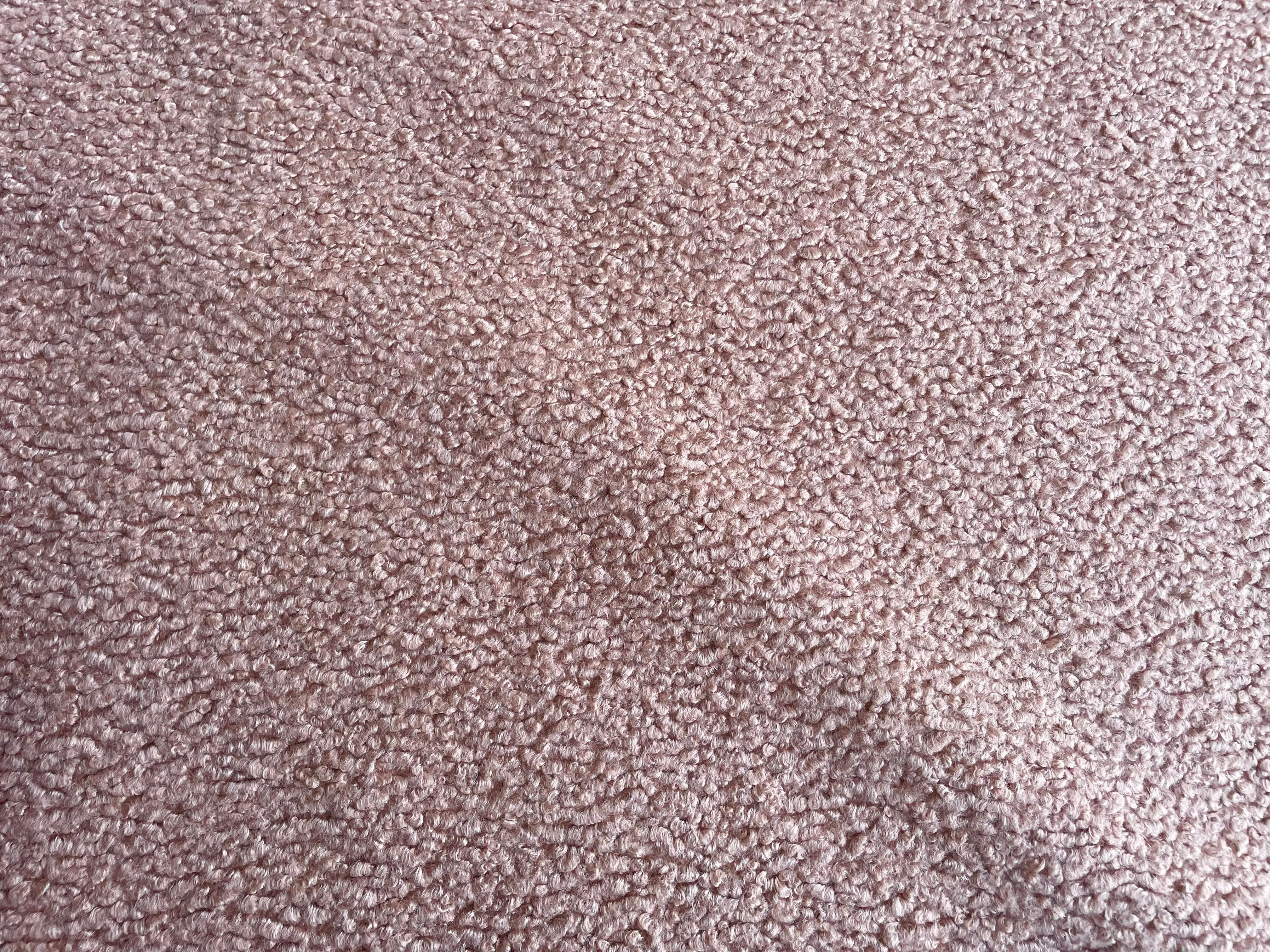 Faux Sherpa Fur Fabric / Blush Poodle Fabric / Home Decor Fabric / Blush Caramel or Ivory Faux Fur Fabric by the Yard