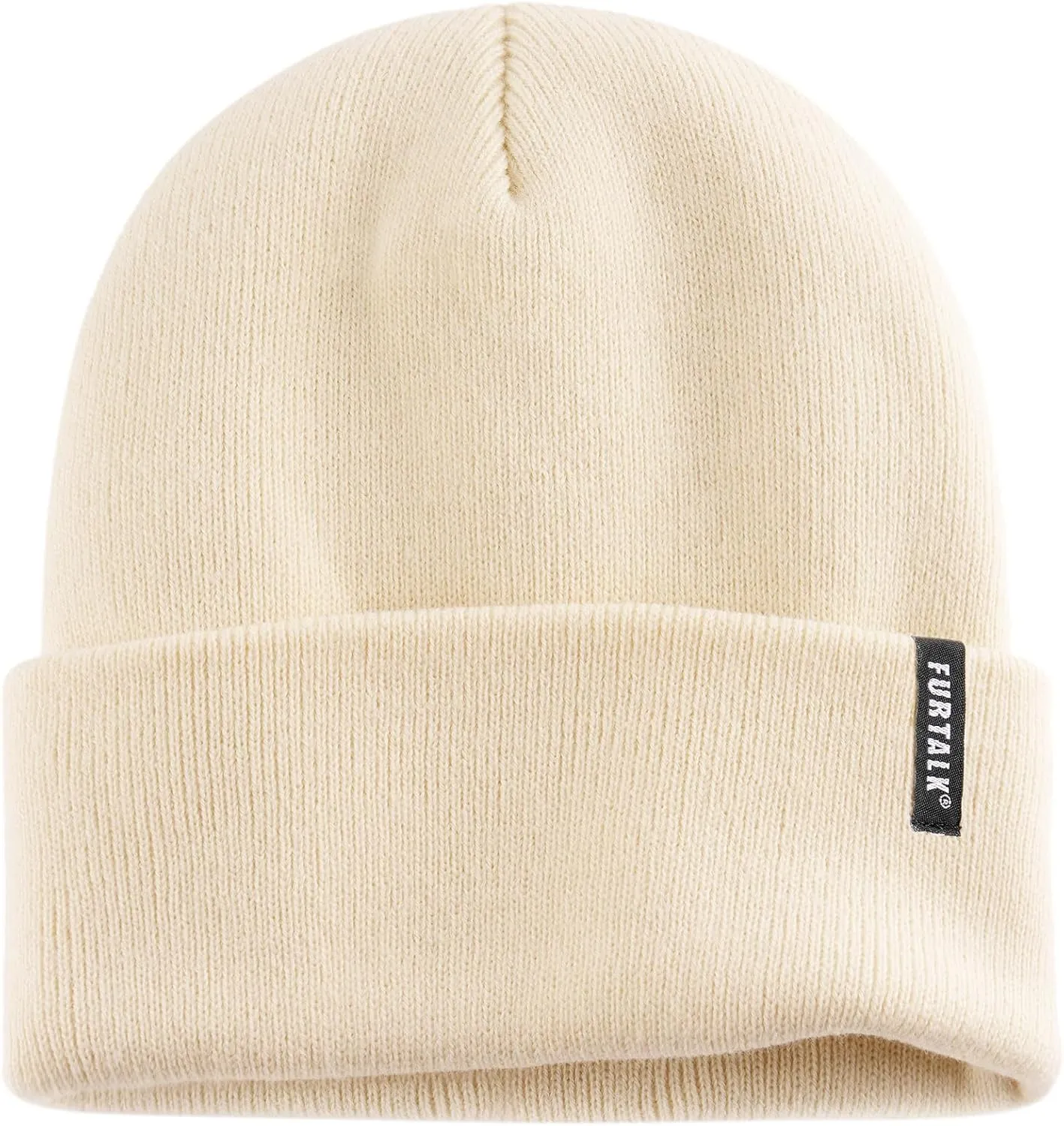 FURTALK Beanie Hat for Men Women Winter Hats for Women Men Soft Warm Unisex Cuffed Beanie Knitted Skull Cap
