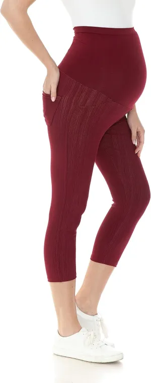 Leggings Depot Women's Maternity Jeans with Pockets Comfy Stretch Pregnancy Pants Denim Jeggings