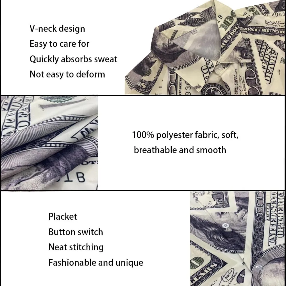 Men's 2 Piece Tracksuit Hawaiian Shirt Shorts Button Down Shirt and Shorts Sets with Bucket Hats