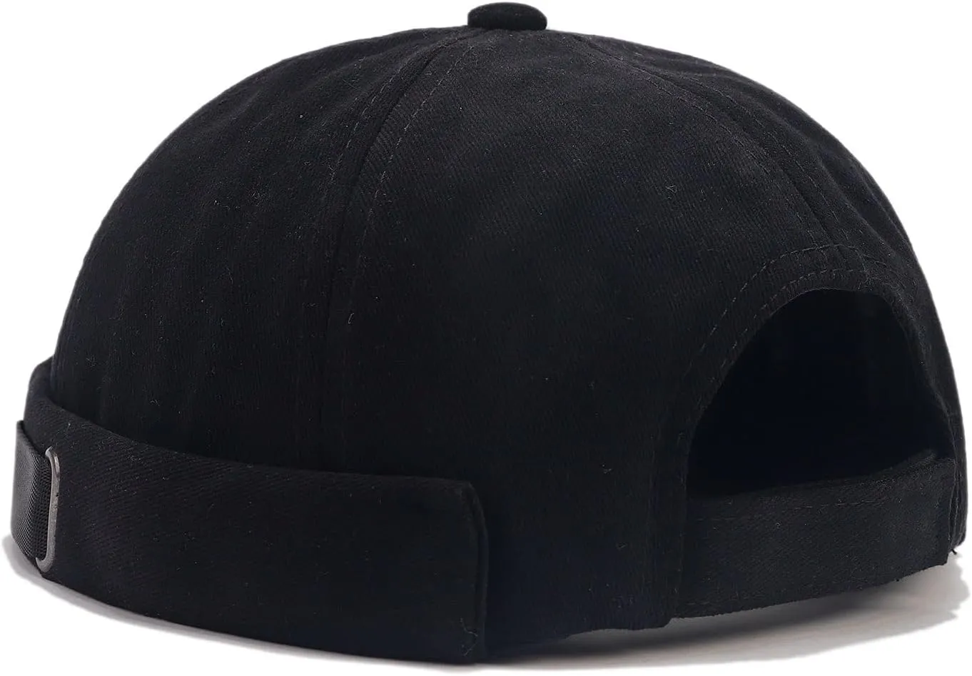 Mens Docker Cap Brimless Hats Skull Cap Sailor Caps Adjustable Rolled Cuff Retro Womens Beanie Hat