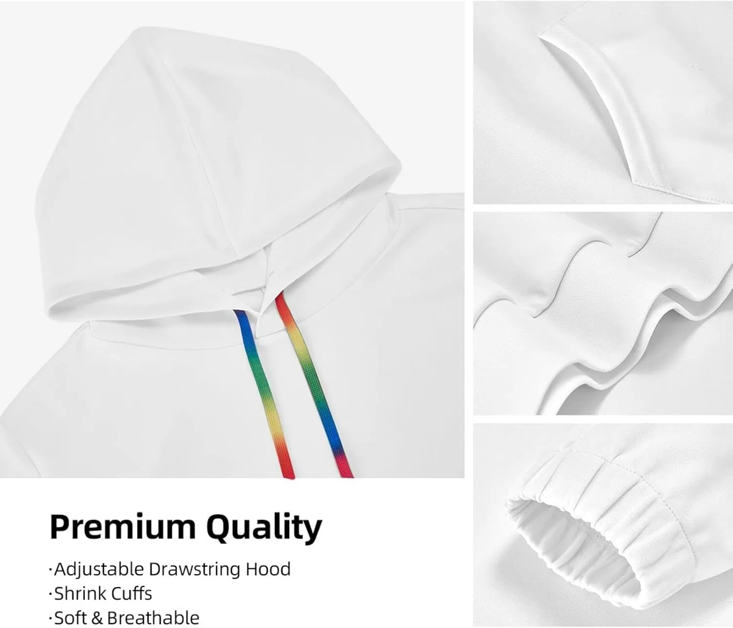 Men'S Graphic Polyester Pullover Shirt With Pocket Stylish Sweatshirt Breathable Jumper