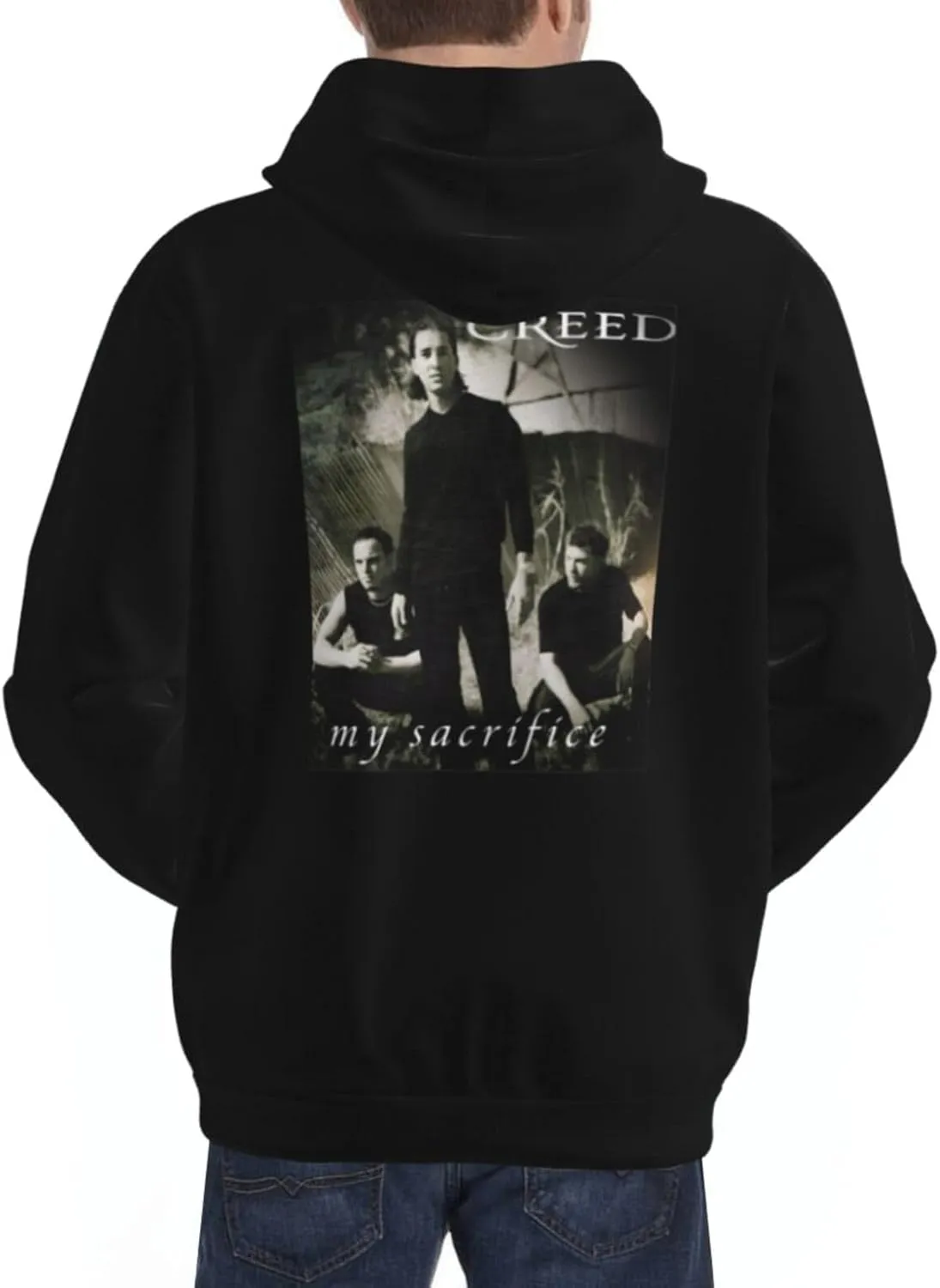 Men'S Graphic Polyester Pullover Shirt With Pocket Stylish Sweatshirt Breathable Jumper