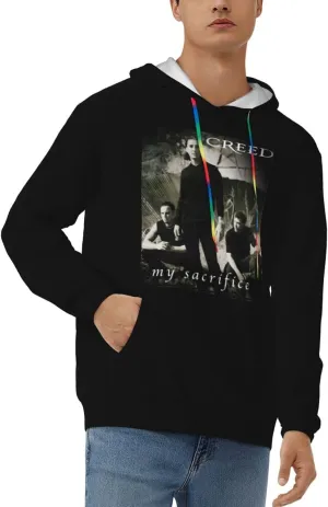 Men'S Graphic Polyester Pullover Shirt With Pocket Stylish Sweatshirt Breathable Jumper