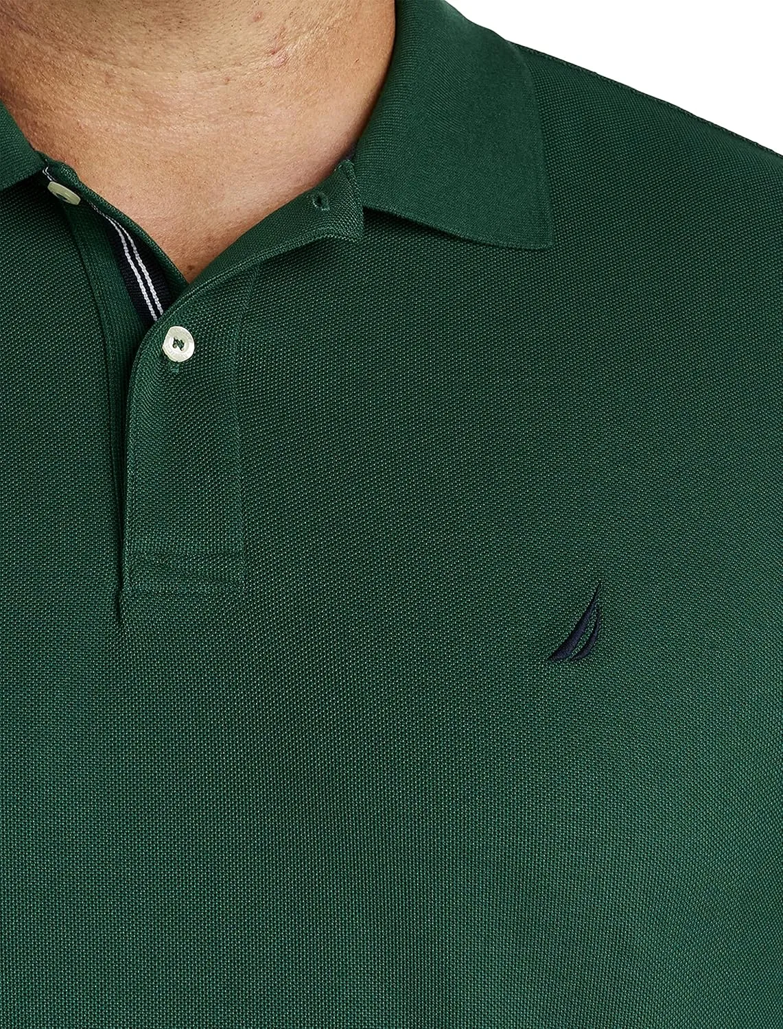 Nautica Men's Big and Tall Classic Fit Short Sleeve Solid Performance Deck Polo Shirt