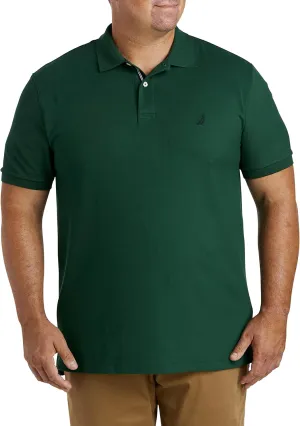 Nautica Men's Big and Tall Classic Fit Short Sleeve Solid Performance Deck Polo Shirt