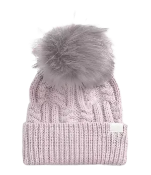 Oh Mega Fur Pom Beanie Girl's