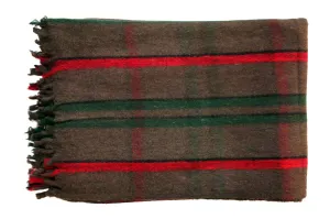 OMAJA HOME Luxury Pure Woolen Hosiery Blanket Single Bed for Hotel/Guest House/Hospital -Pack of 1 (Multicolor)