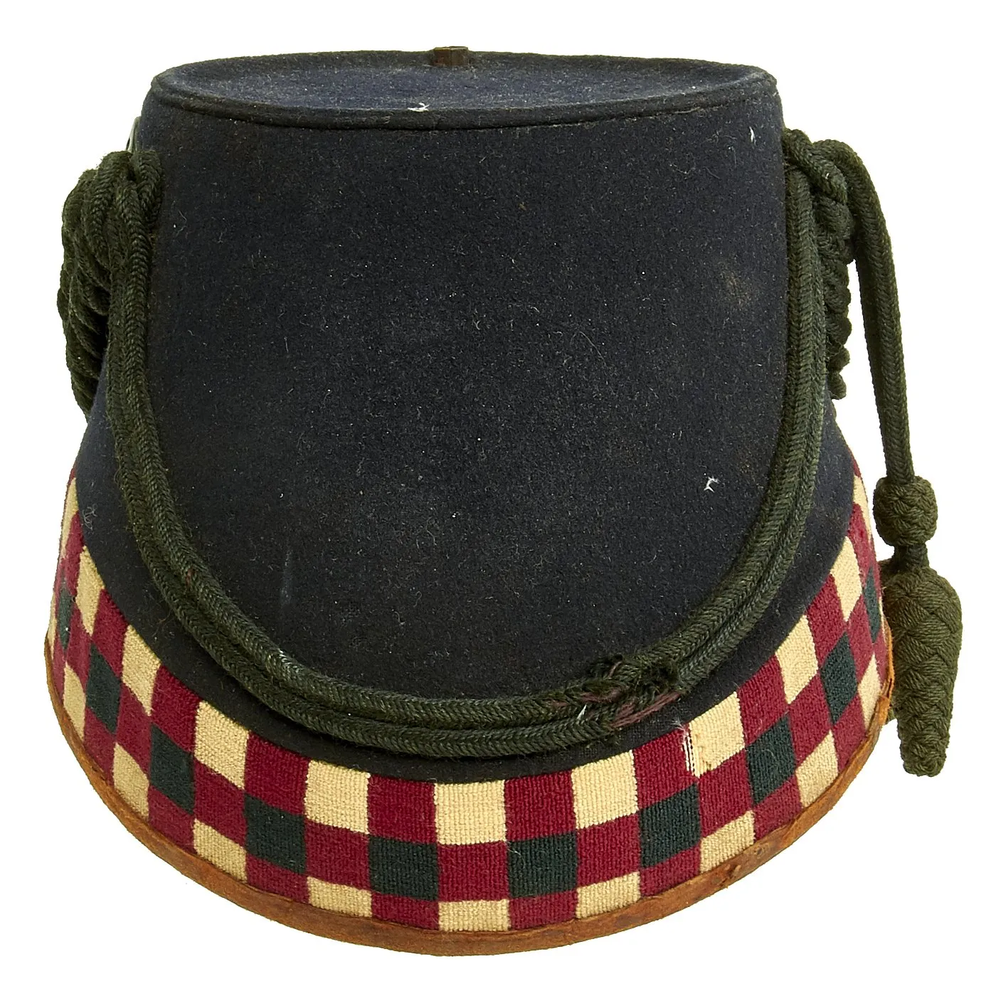 Original British Victorian Era Scottish Highland Light Infantry Shako - Dated 1900