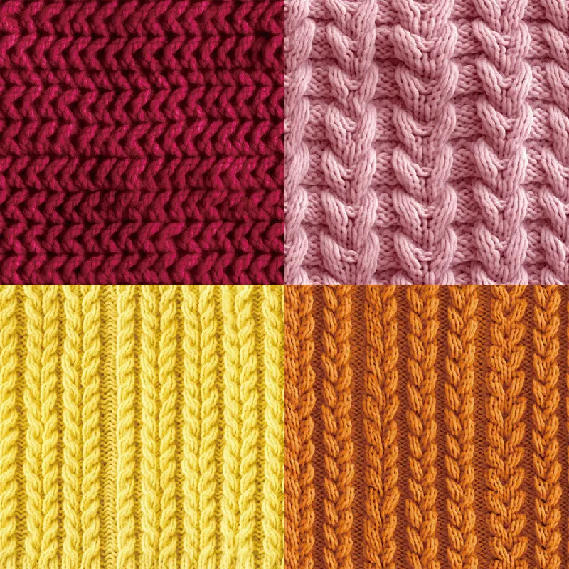 Poppy Crafts 6"x6" Paper Pack #234 - Woolen Texture