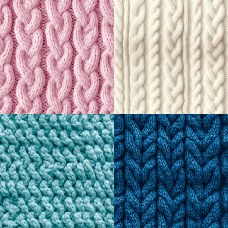 Poppy Crafts 6"x6" Paper Pack #234 - Woolen Texture