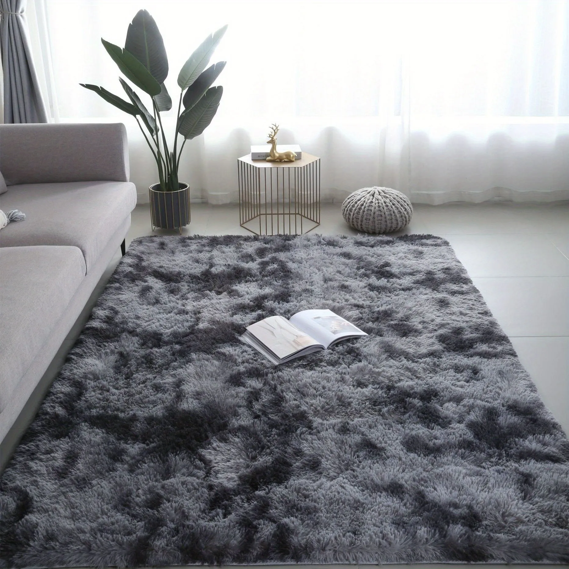 Soft Plush Nonslip Area Rug Stylish Home Decor