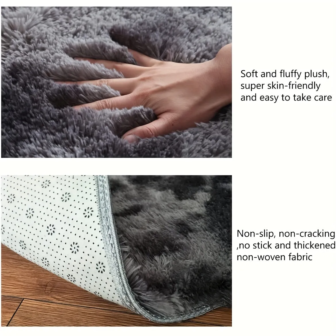 Soft Plush Nonslip Area Rug Stylish Home Decor