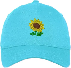 Speedy Pros Soft Baseball Cap Plants Fringe Sunflower Embroidery Flowers and Plants Cotton Dad Hats for Men & Women