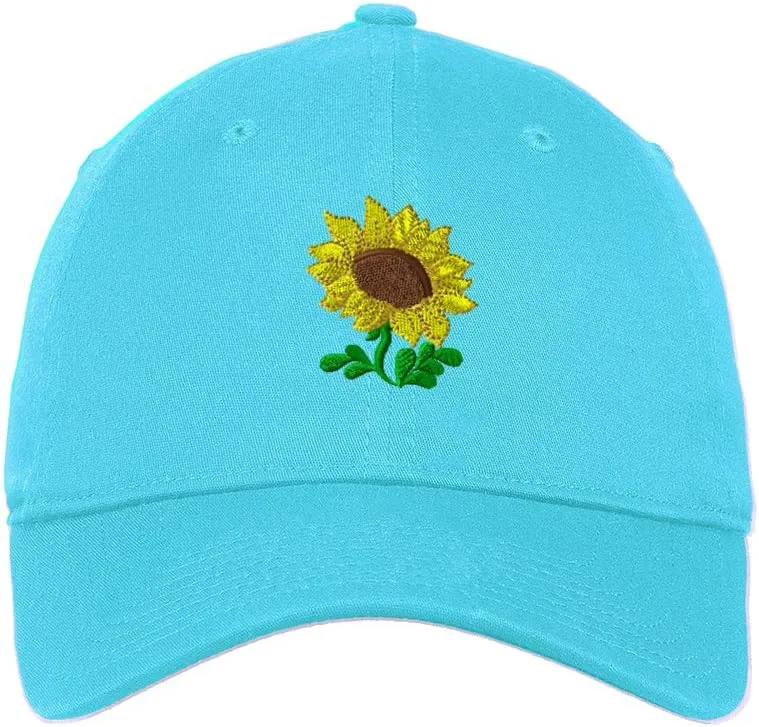 Speedy Pros Soft Baseball Cap Plants Fringe Sunflower Embroidery Flowers and Plants Cotton Dad Hats for Men & Women