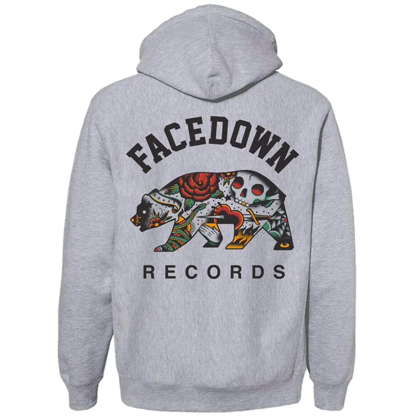 Tattoo Bear Heather Grey - Pullover