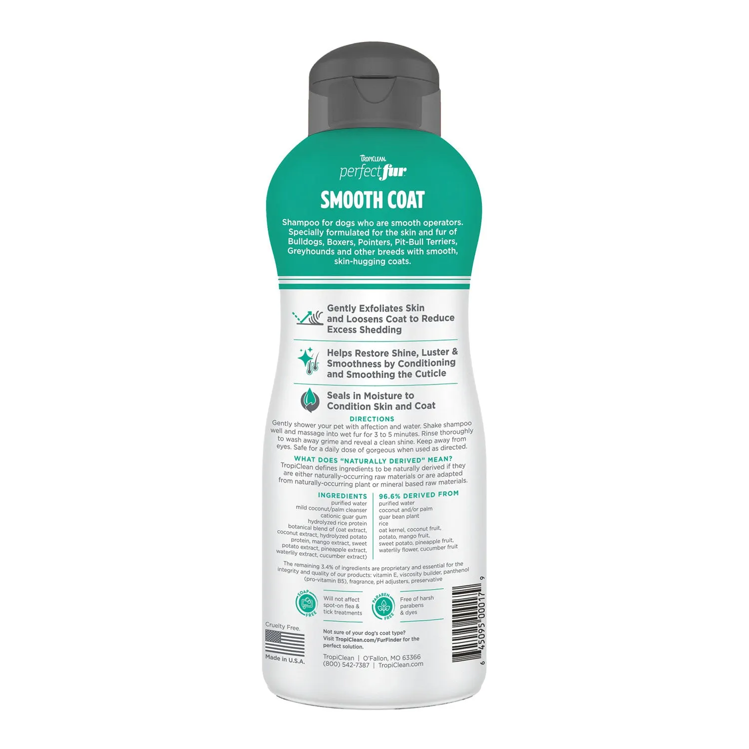 Tropiclean PerfectFur Smooth Coat Shampoo for Dogs 473ml