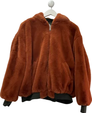 turf collection Brown Fur Jacket UK S