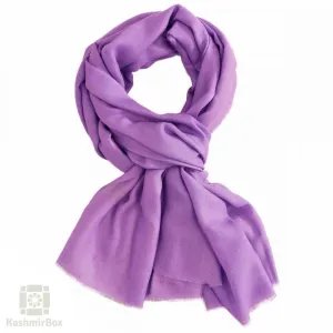 Violet Woolen Scarf
