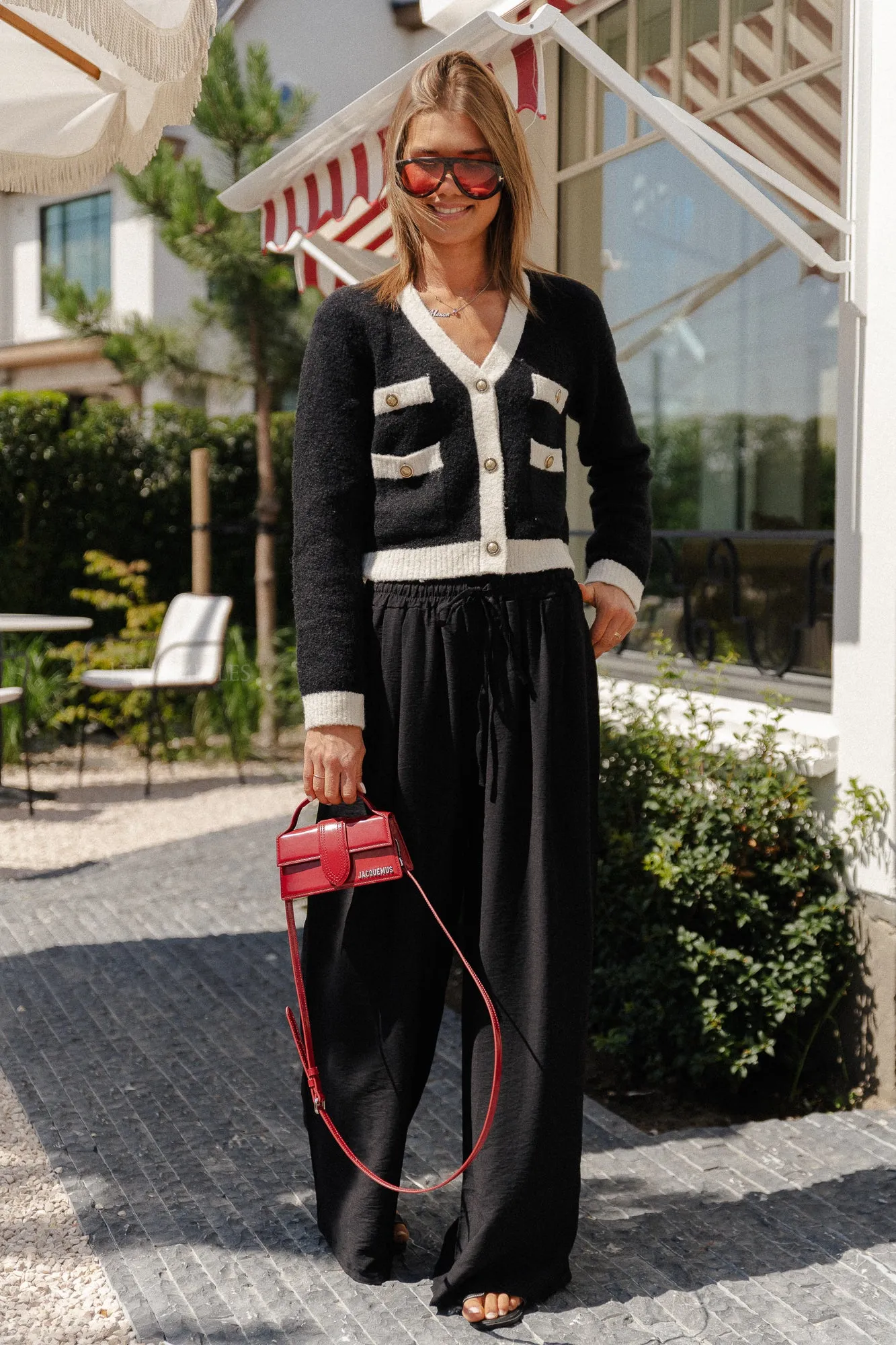 Wallis wide pants black