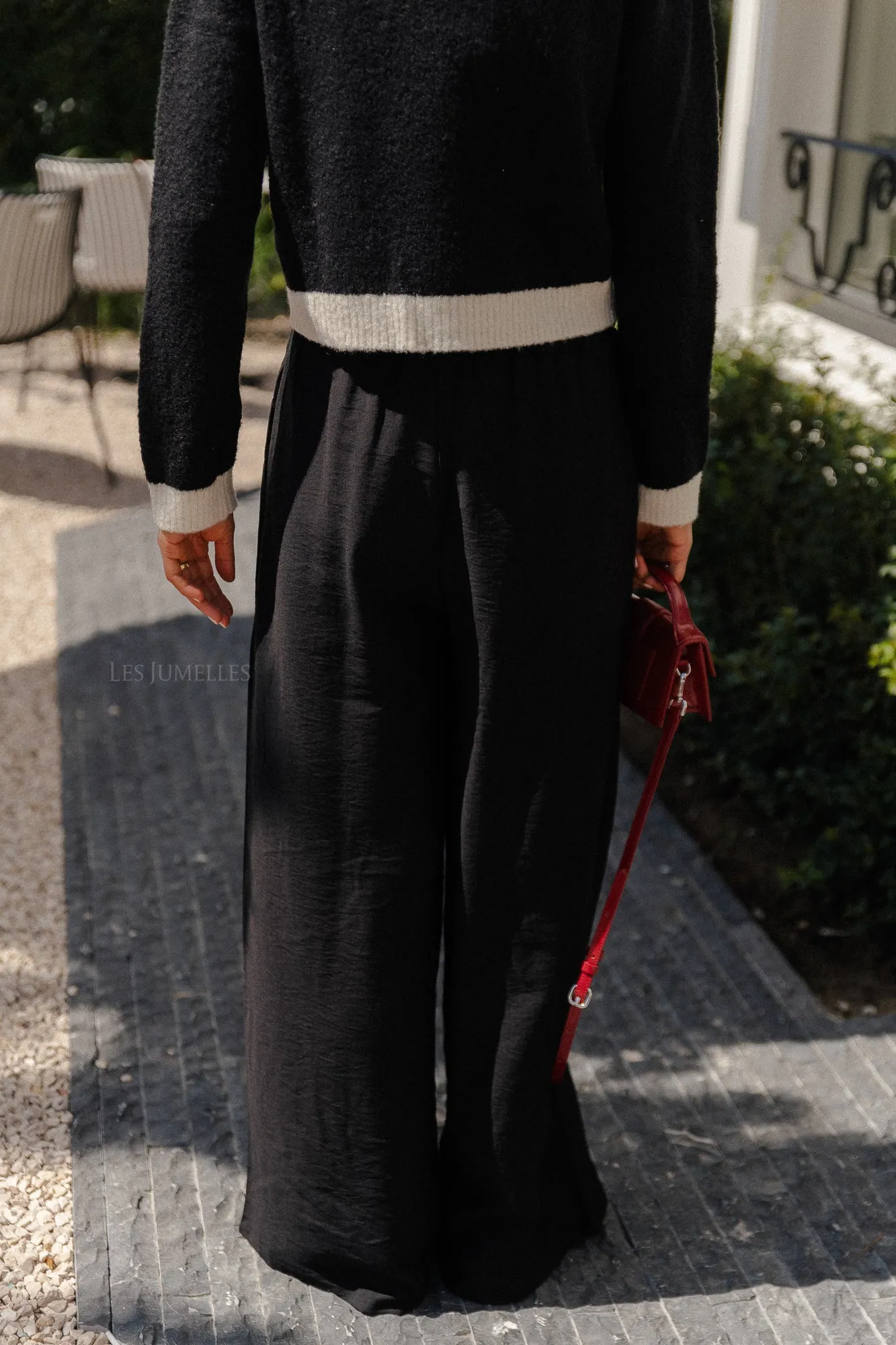 Wallis wide pants black