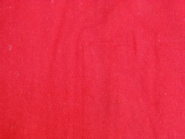 Woolen mat for meditation - Red Colored