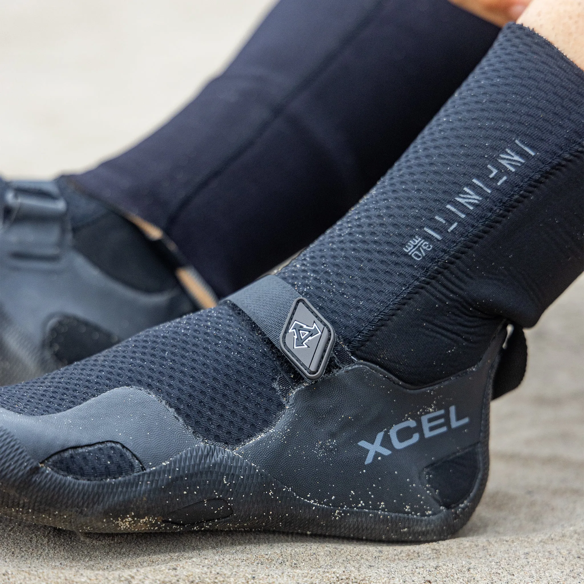 Xcel 5mm Infiniti Round Toe Wetsuit Boots Black
